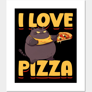 I love Pizza Cat Posters and Art